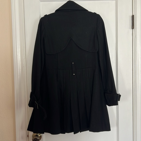 Miss Sixty black wool coat size xs - Picture 2 of 4